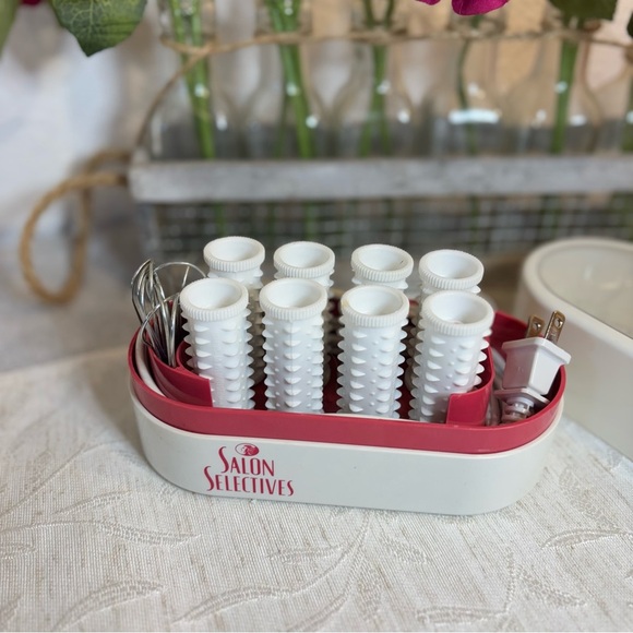 Salon Selectives Hot Rollers 8 Count Style Curlers SSP-208. Tested - Picture 1 of 7